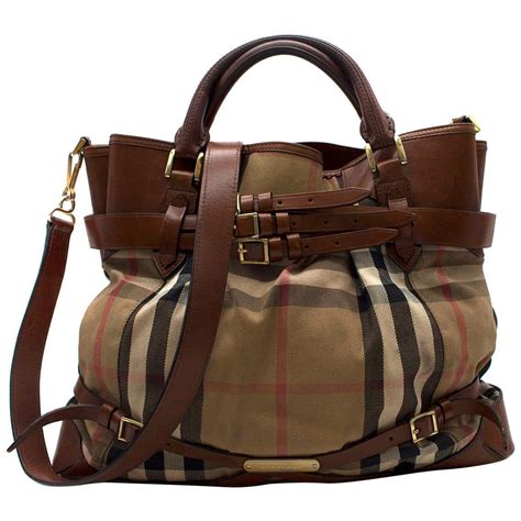 burberry check tote large|extra large Burberry tote bag.